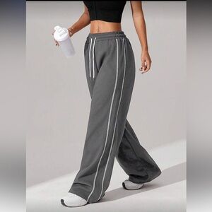 SHEIN Gray Wide-Leg Pants